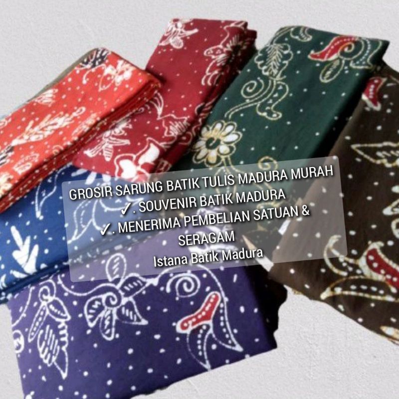 KAIN/ SARUNG BATIK MURAH | HAMPERS LEBARAN / SARUNG SANTRI |  KAIN BATIK MADURA | BATIK TULIS MADURA