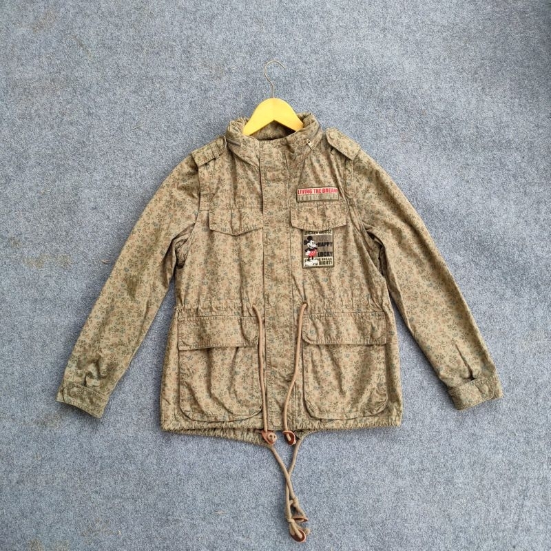 PARKA JACKET VEST HIDDEN HOODIE WHOLE HAUSS