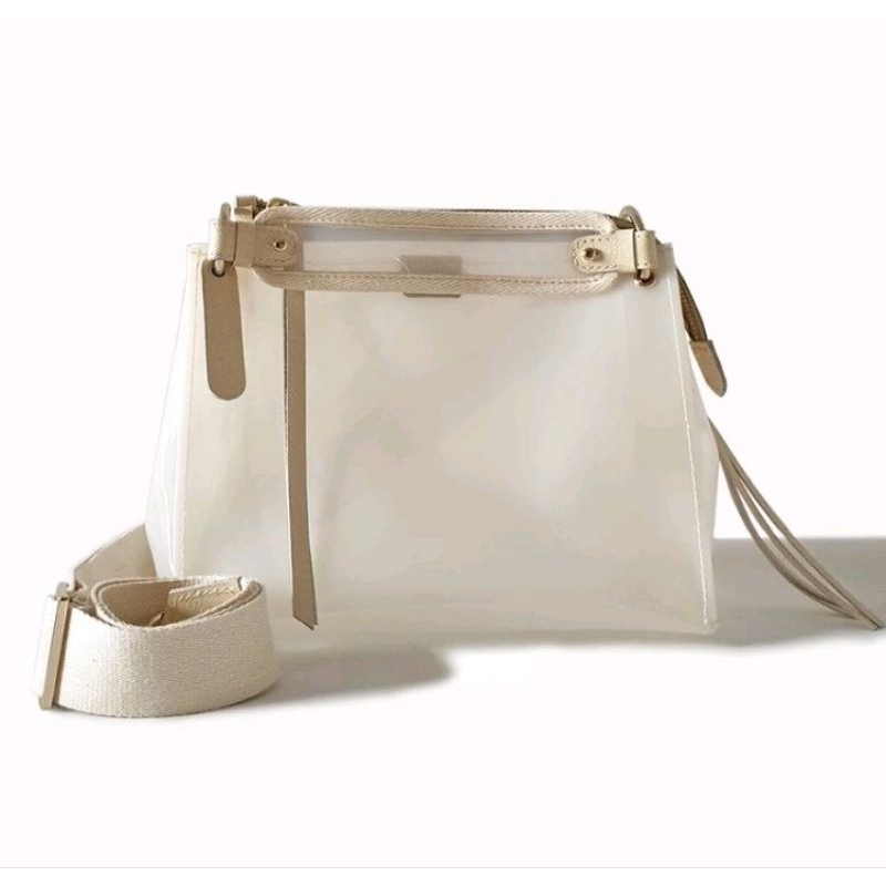 TAS SELEMPANG WANITA SLING BAG TRANSPARAN