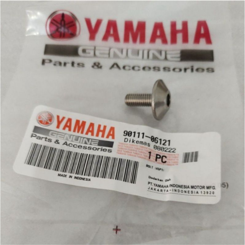 Baut Kupingan Lampu Depan Original Genuine Yamaha Byson Byson Fi / 90111-06121
