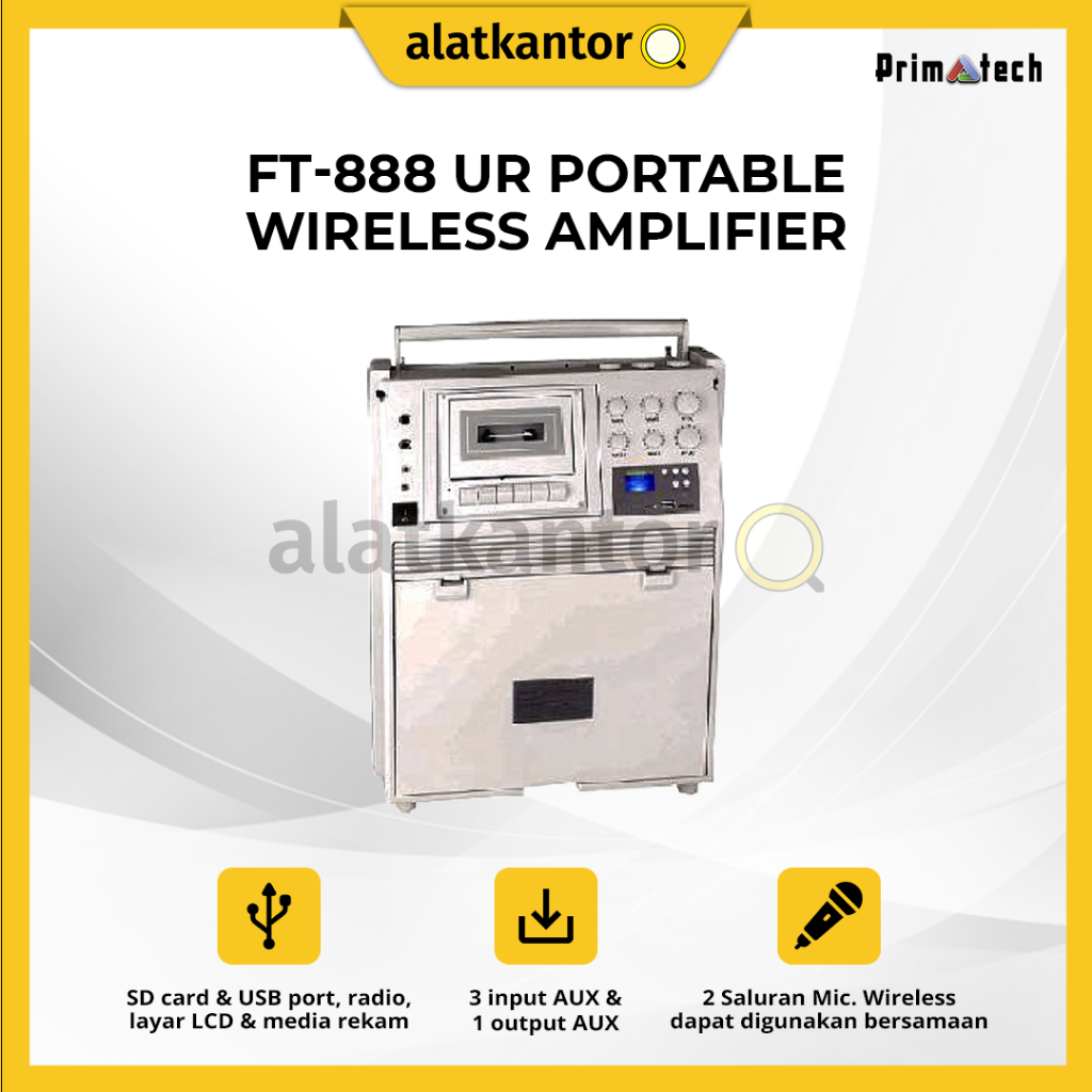 Amplifier Primatech FT-888 UR Portable Wireless