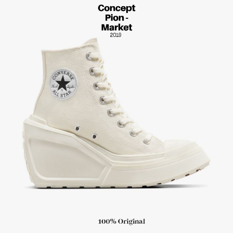 Converse Chuck 70 De Luxe Wedge HI Egret White