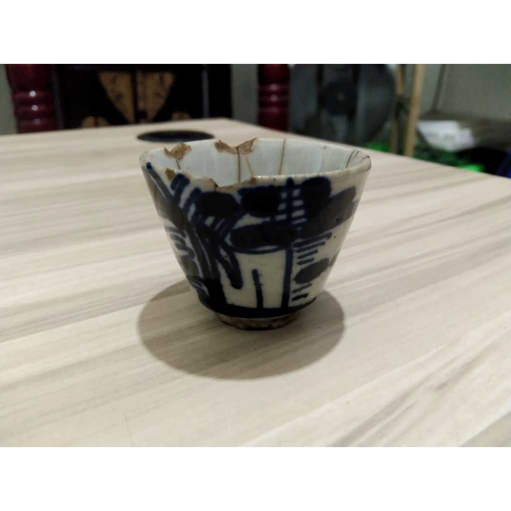 Cawan Keramik Cina Kuno Jadul Antik