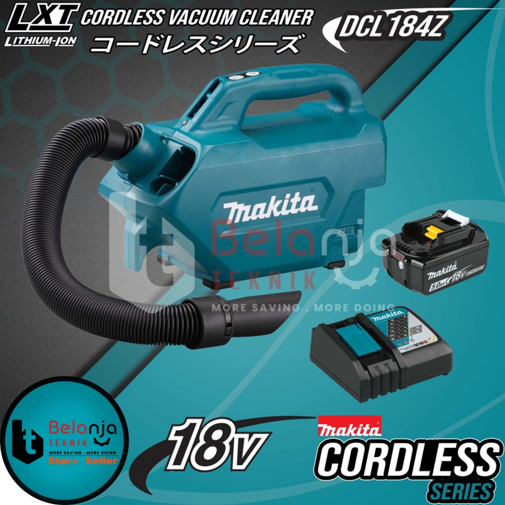 Makita Vacuum Cleaner DCL184Z Cordless Portable Penghisap Debu Set 18V
