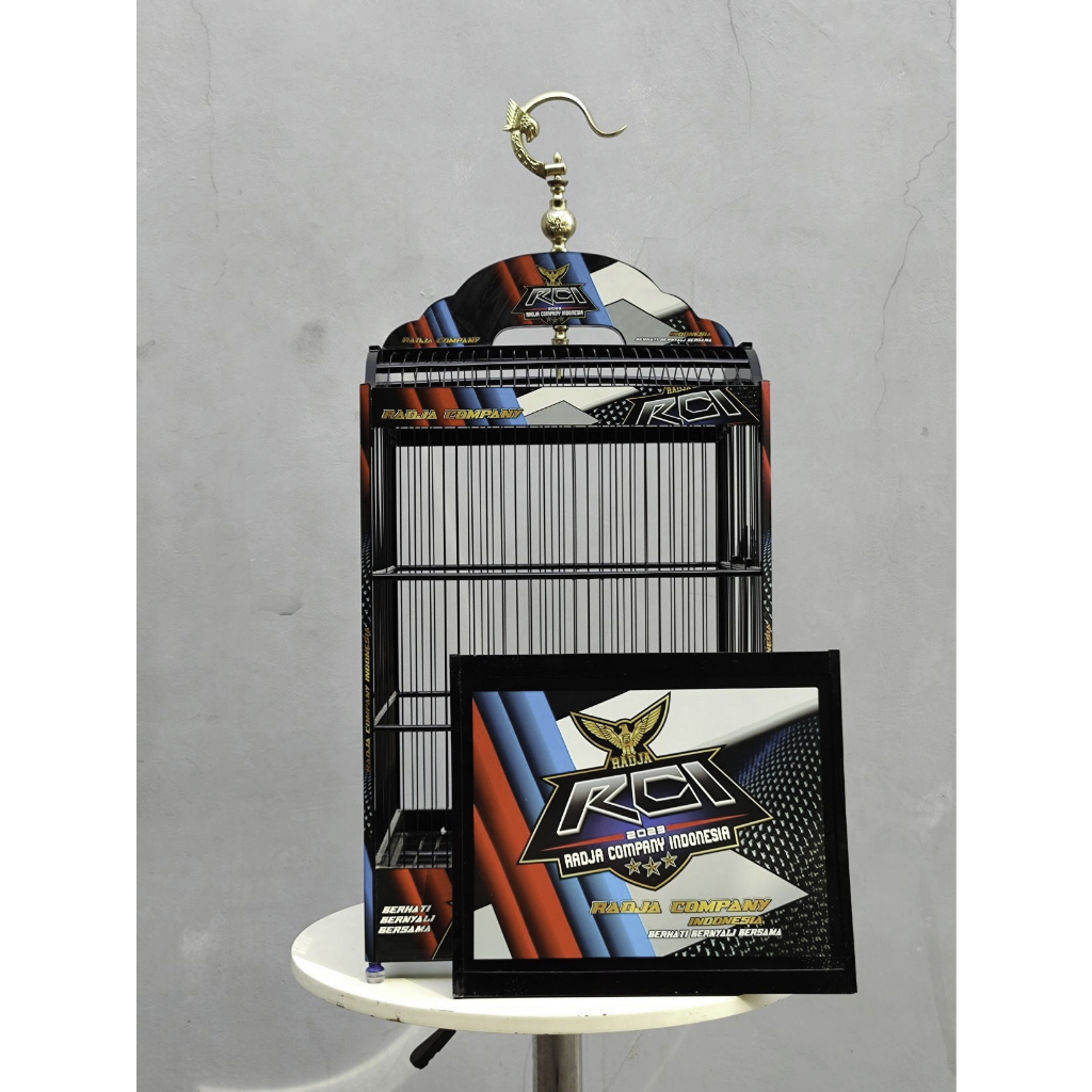 [SANGKAR RADJA] SANGKAR KOTAK KIPAS DECAL RCI EKSLUSIF TERBARU SANGKAR KOTAK KACER FIBER BERKUALITAS