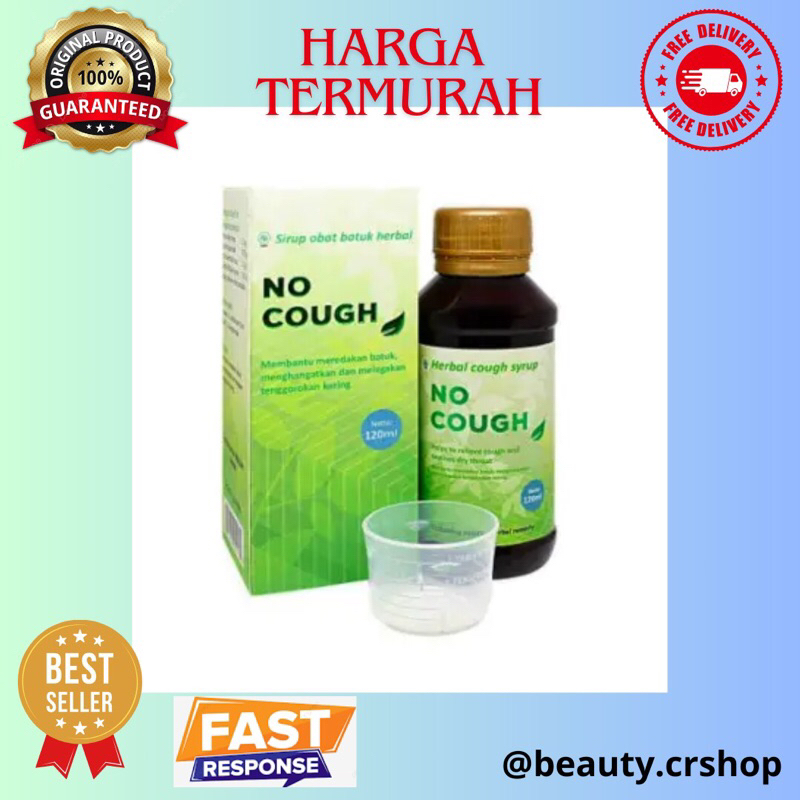 NO COUGH SIRUP/obat batuk/melegakan tenggorokan
