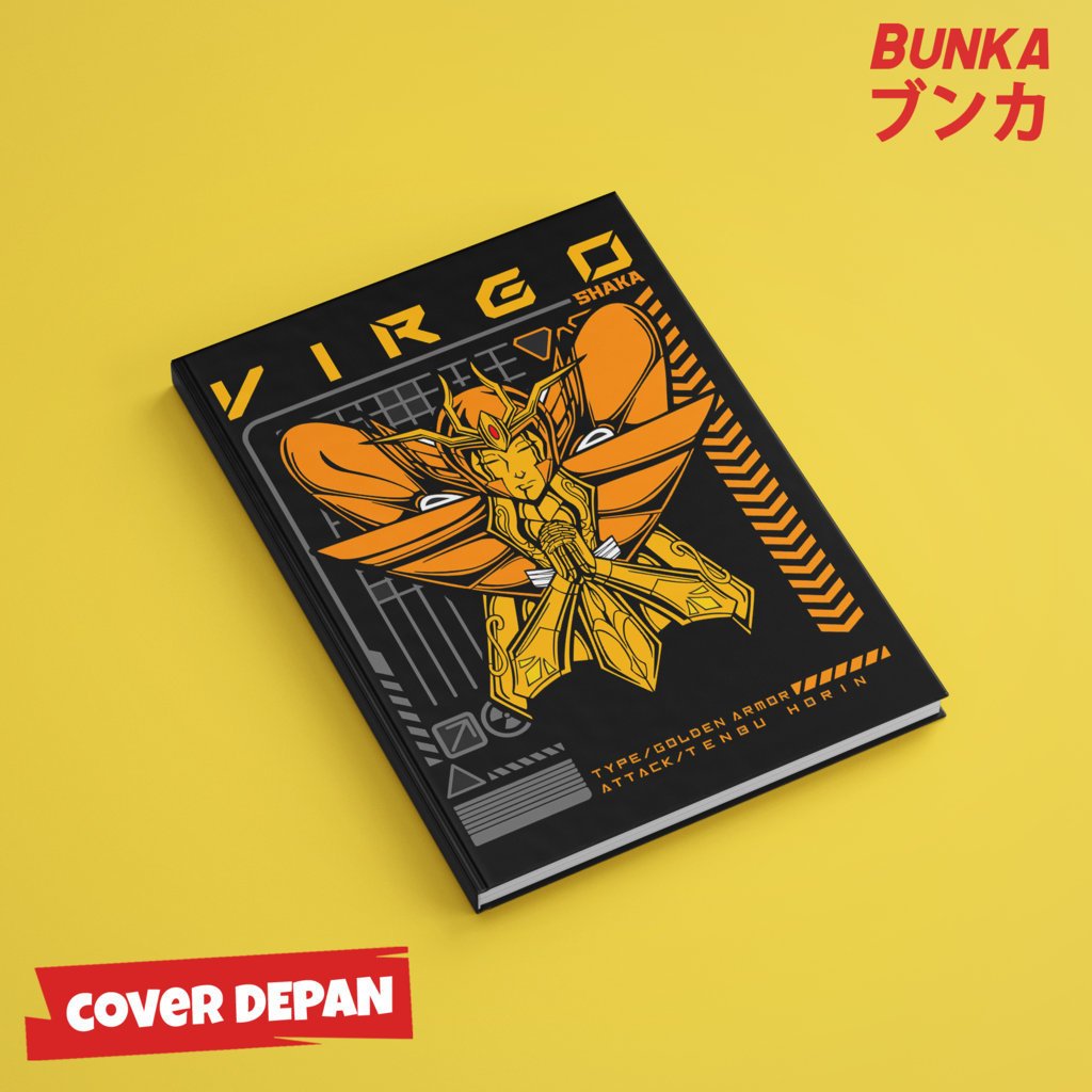 

Note Book Aesthetic Anime Saint Seiya Virgo Hardcover A5 Buku Tulis Catatan Notes Agenda Planner Jurnal vintage buku catatan story book kado anniversary valentine cowok cewek murah