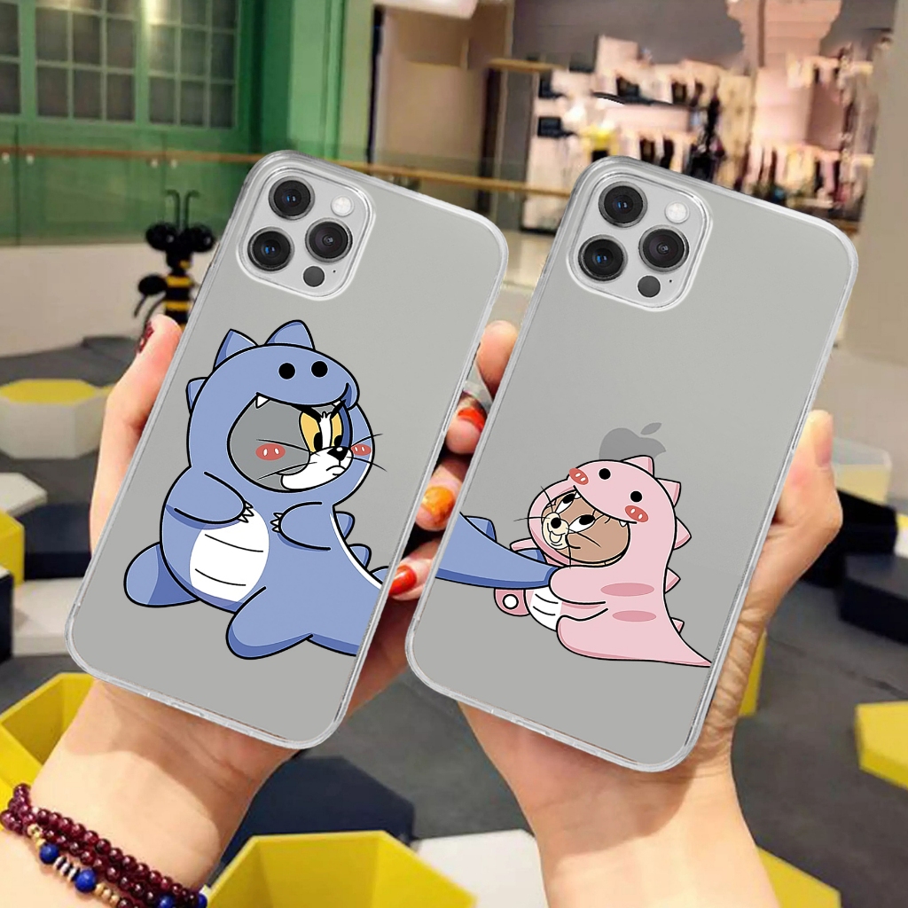 Case Motif COUPLE TOM AND JERRY SAMSUNG A04 A51 A03S A10 A11 M21 M22 M20 S21FE A03 CORE A01 A04E M12