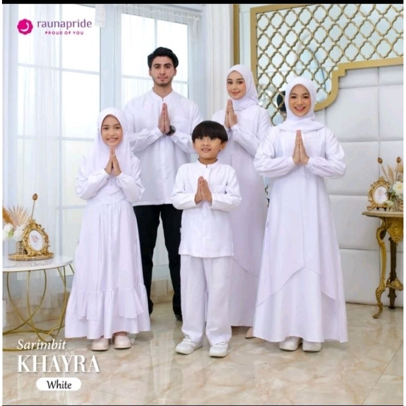 Sarimbit Khayra White Color By Raunapride/ Sarimbit Raunapride Terbaru 2024