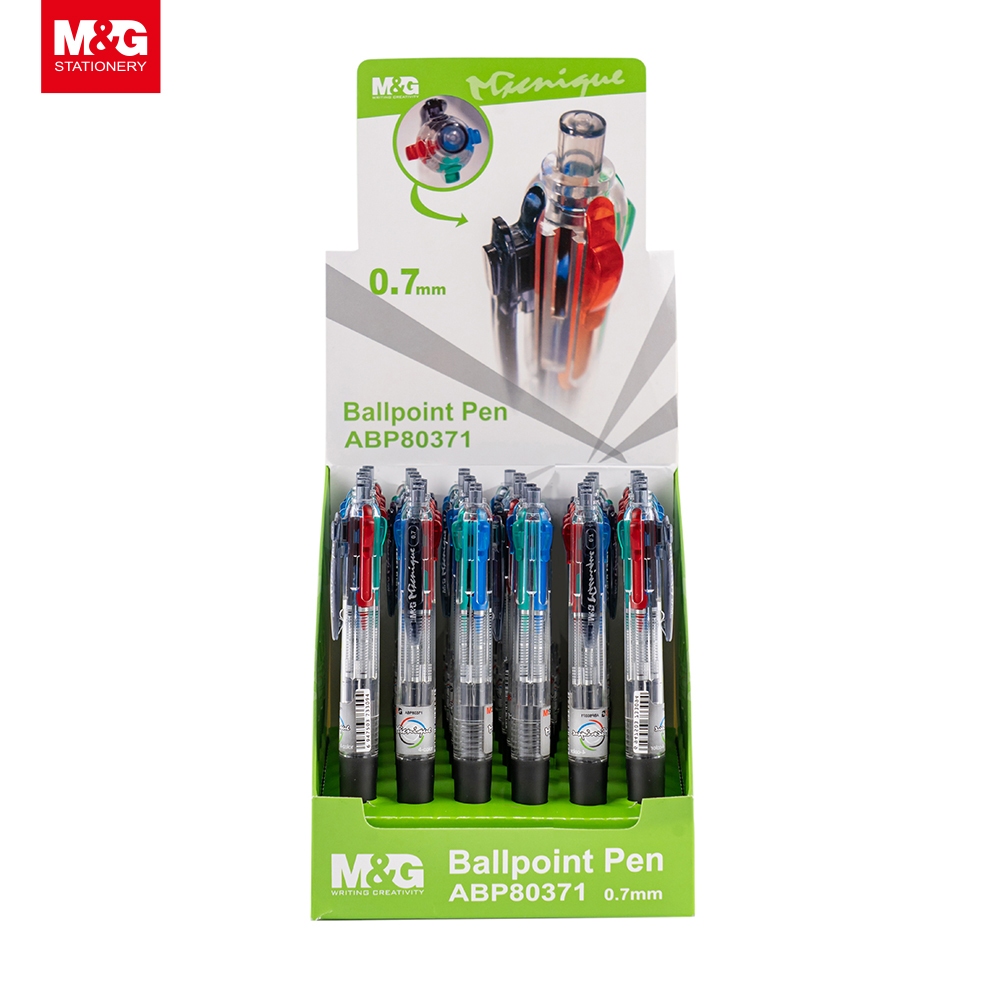 

Pulpen M&G 4 Colors in 1 Ball Pen 0.7mm ABP80371 Multicolor 12pcs