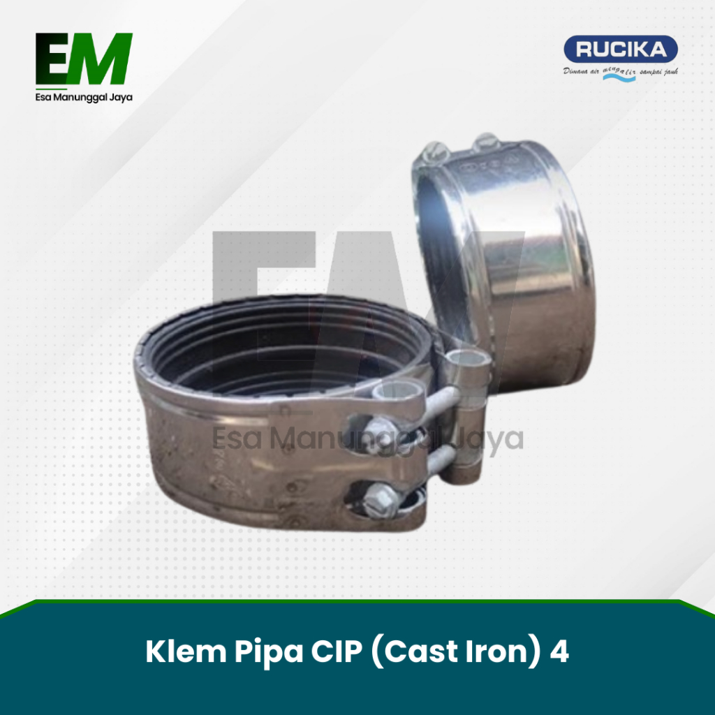 Coupling/Klem Pipa CIP (Cast Iron) 4 inch