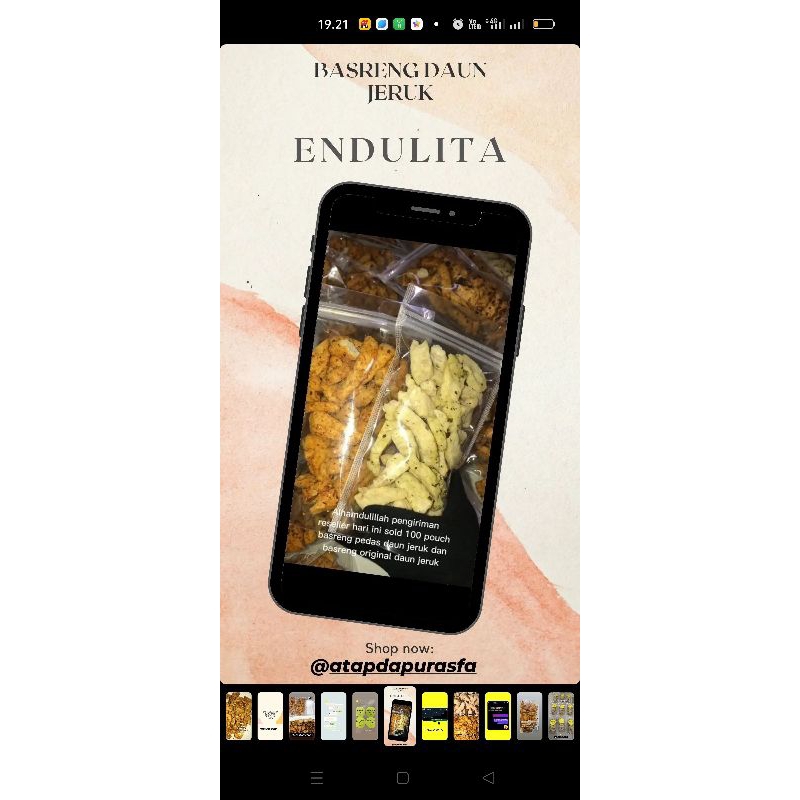 

Basreng pedas daun jeruk 50gr