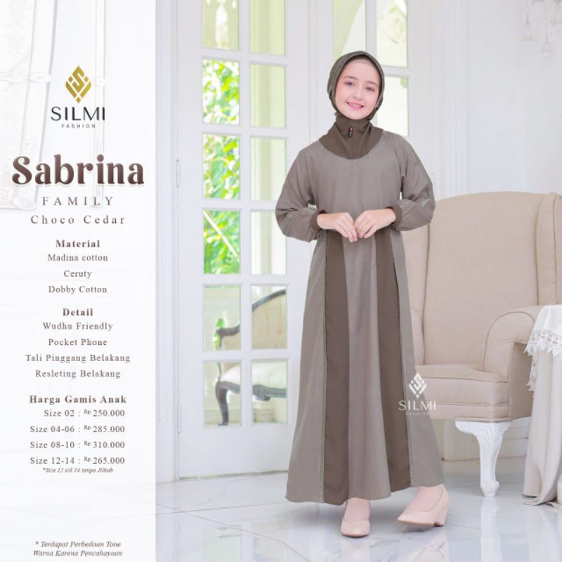 silmi Sabrina Family Gamis Anak