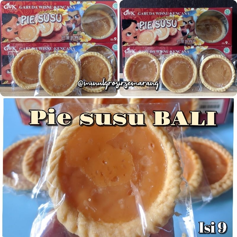 Pie susu BALI gwk BANANA isi 9pcs/pie susu banana isi 9pcs