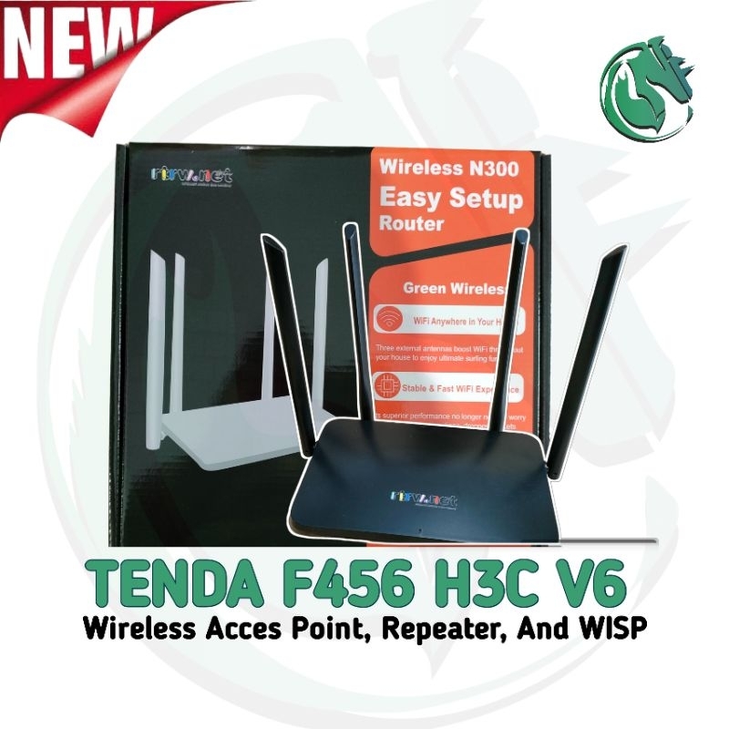 ROUTER TENDA F456 H3C V6 ACCESS POINT REPEATER WISP
