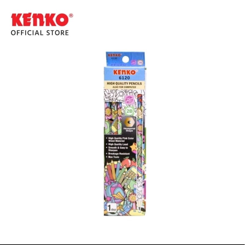 

Pensil Kenko 6120 Doodle - Pensil Serut 2B