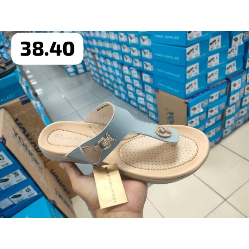 (WAJIB TANYA STOK) Sandal jepit wanita yongki komaladi size 38,40