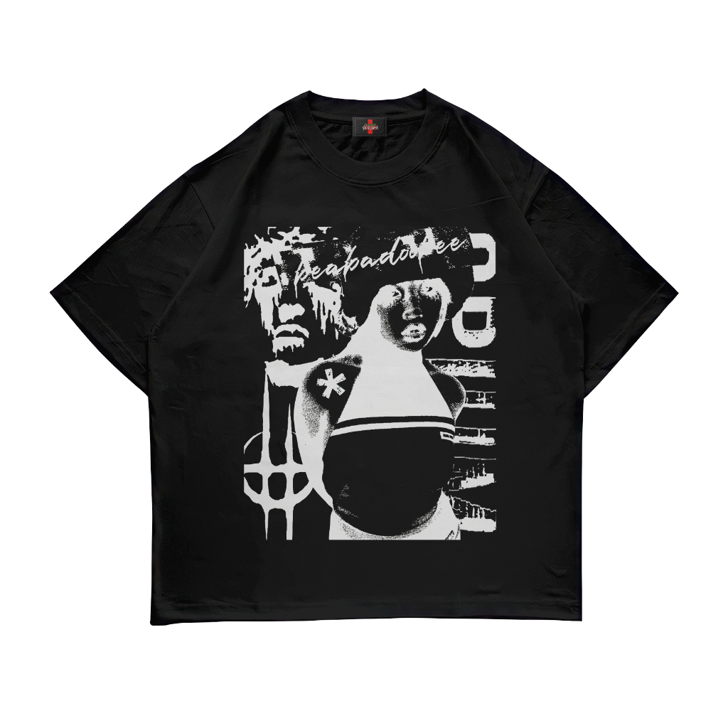 STARPERSON | KAOS BEABADOOBEE GRUNGE BLACK 24S | UNISEX | GRUNGE | Y2K | METAL | BOOTLEG | ANIME | B