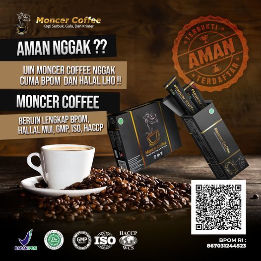 

Monceer Coffe Herbal - 1 Box Isi 8 Sachet