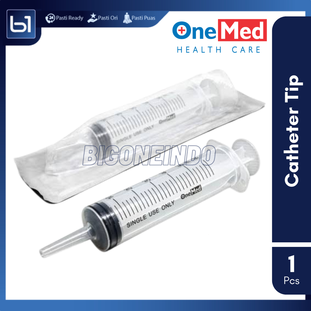 OneMed Catheter Tip 50cc & 100cc Spuit Kateter Lubang Tengah Medis