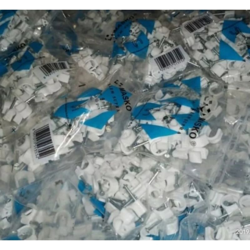 Klem Kabel No.4 5 6 7 8 9 10 Paku Beton Asli MASKO