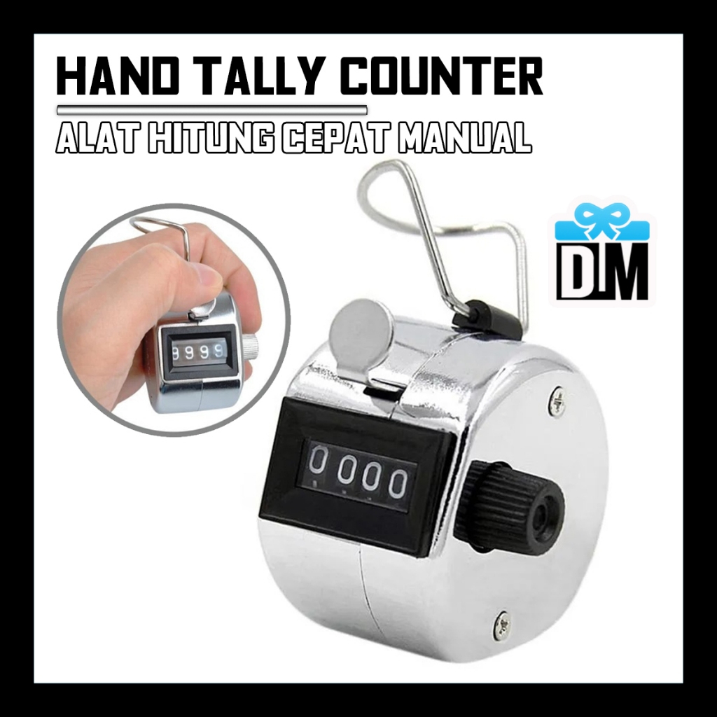 

Alat Hitung Manual Counter Tekan Pencet Klik Banyak Tamu Kunjungan Penghitung Pengunjung Counter hand Tally