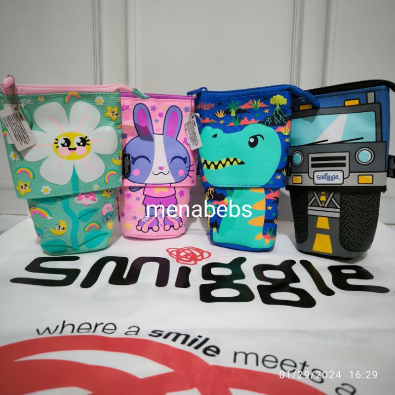 

Smiggle Pencil Case Slide Stand Animalia / Movin original