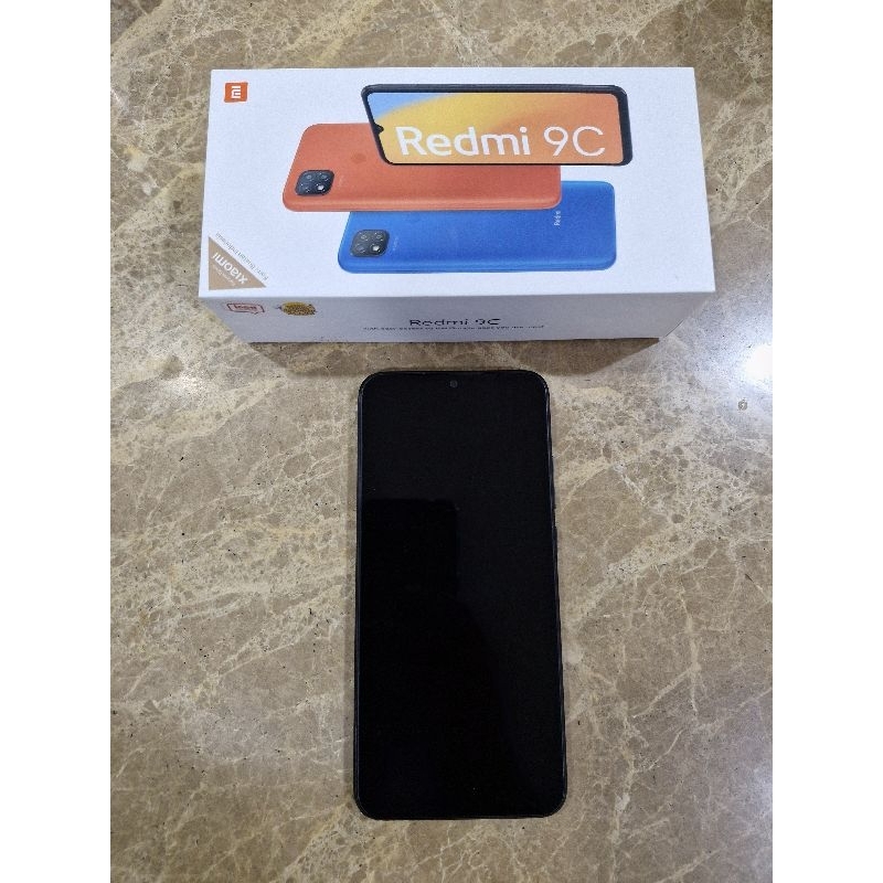 Redmi 9C Second Mulus 64GB Midnight Gray