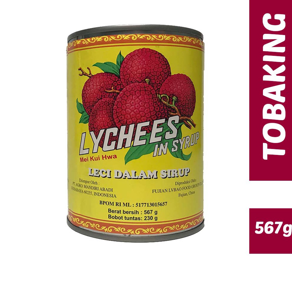 

ART D9G Lychee in Syrup 567 gr Leci Kaleng Mei Kui Hwa