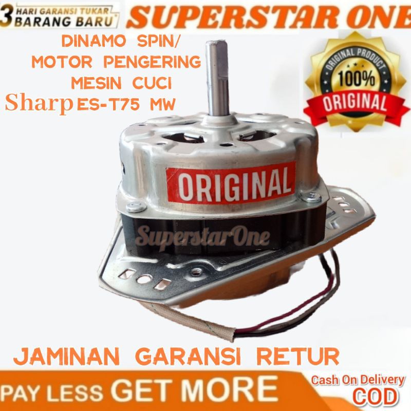 Dinamo Spin Sharp/Motor Pengering Mesin Cuci ES-T75MW/ES-T 77 CY/ES-T77F