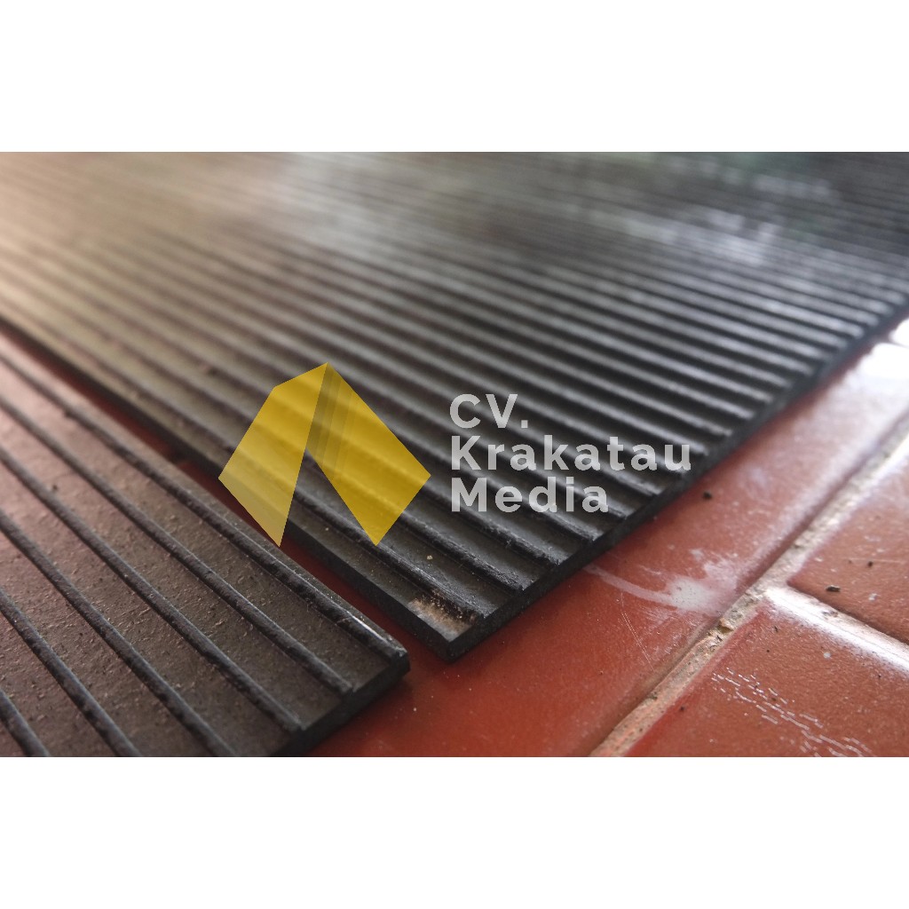 Karpet Karet Lantai Rumah Sakit Anti Slip Motif Garis Karpet Karet Motif Salur