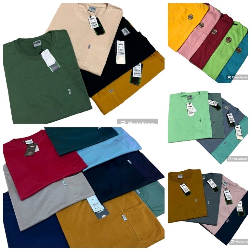BAJU KAOS ATASAN POKET POLOS SAKU DISTRO PRIA DEWASA