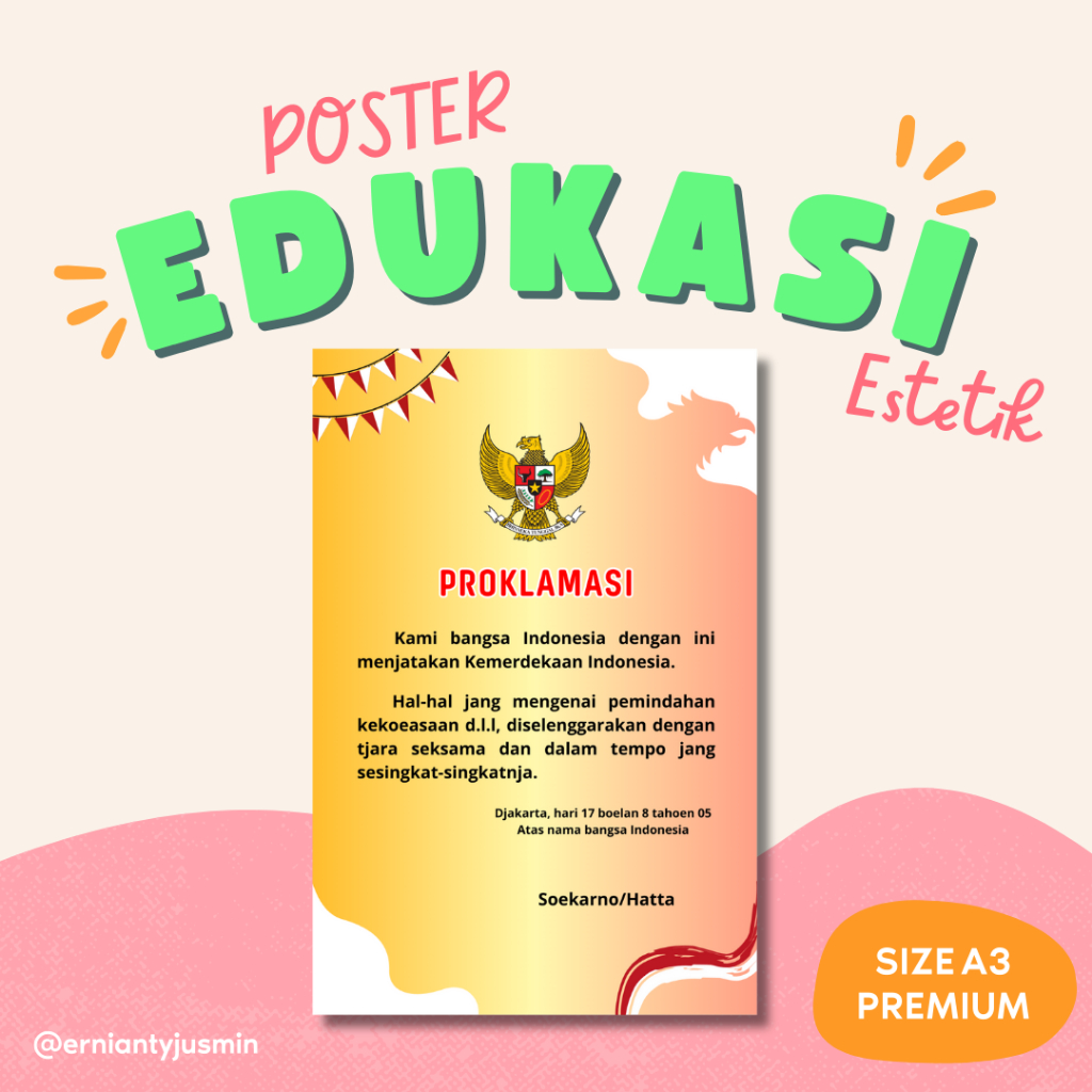 Poster Edukasi PROKLAMASI