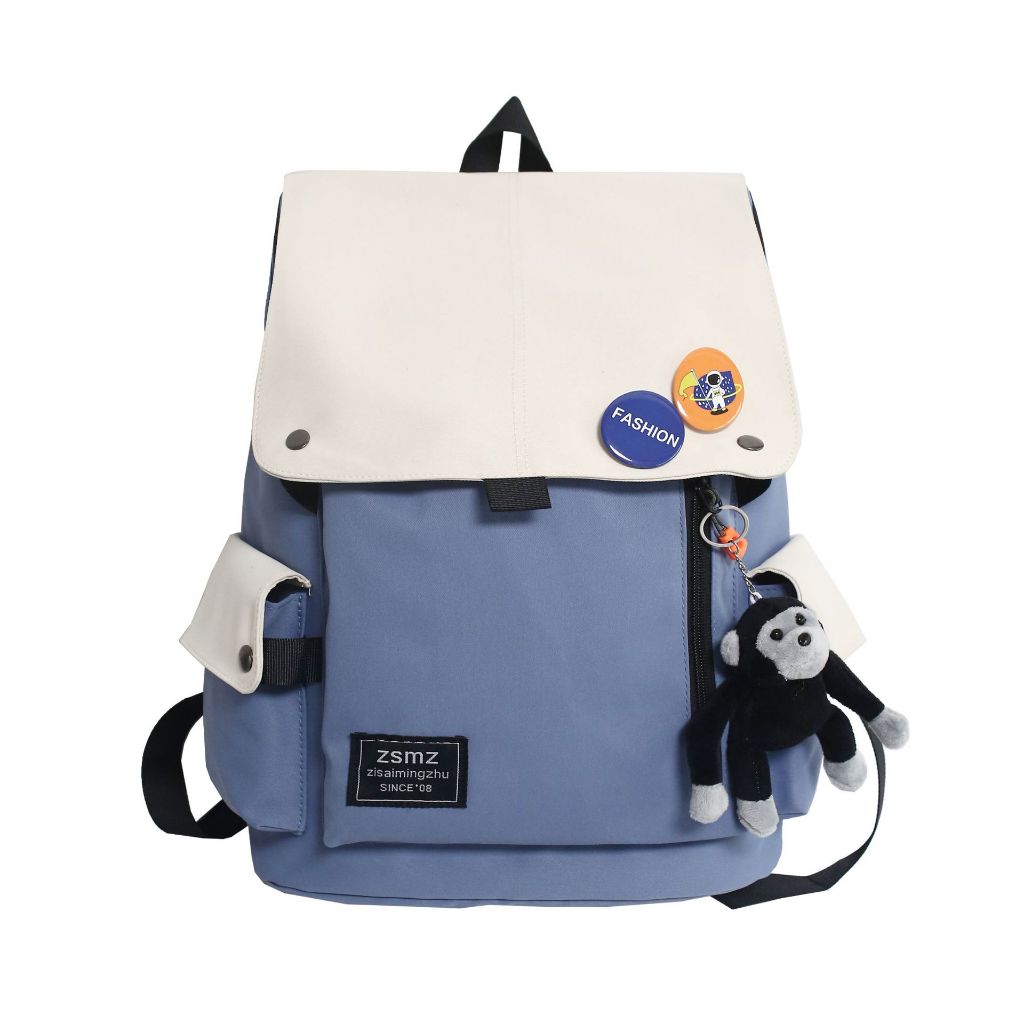 LADIESSTYLE - COD, Tas Import Wanita, Ransel Import [494], Canvas, P = 30 Cm x L = 15 Cm x T = 39 Cm