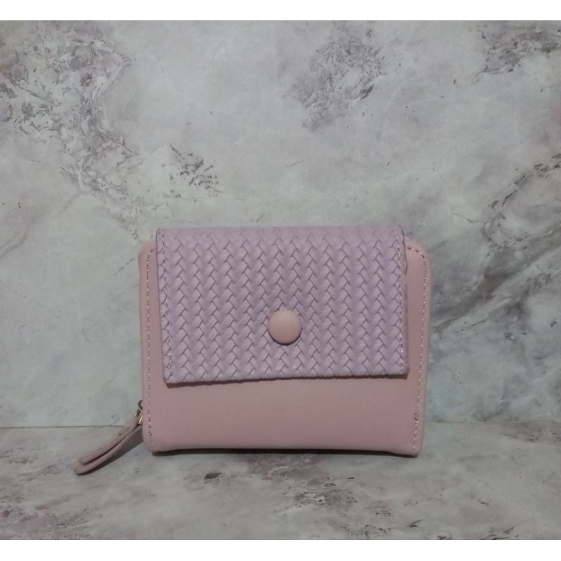 Dompet Wanita Boershi anyam ungu