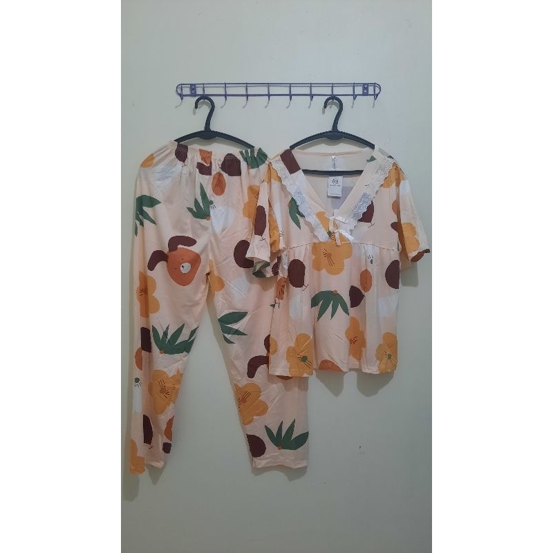 CP Renda Premium CUPITA  / SET BAJU TIDUR IMPORT LENGAN PENDEK PREMIUM / PIYAMA IMPORT