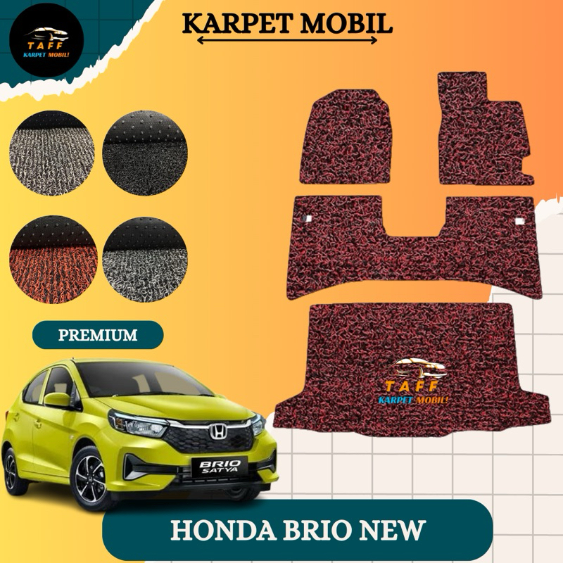 KARPET MOBIL HONDA BRIO 2018-2021 / KARPET MOBIL MIE HONDA BRIO 2018-2021