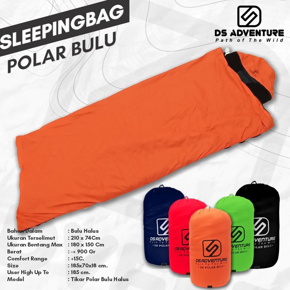 Top Produk Sleeping bag bulu tebal lembut premium ds adventure  kantong tidur camping  sleeping bag 