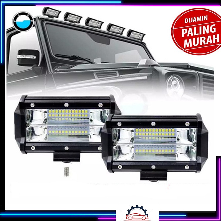 NuY LAMPU LED SOROT OFFROAD 72W LED BAR CREE CWL 24 MATA 12V p Premium