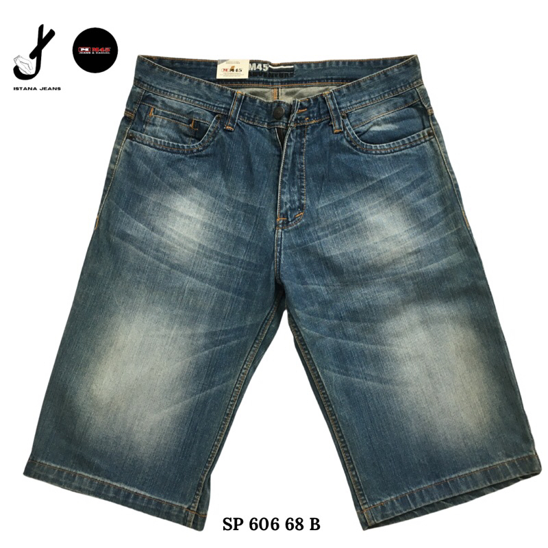 Istana Jeans  Celana Pendek Jeans M45 Retro Fade 068