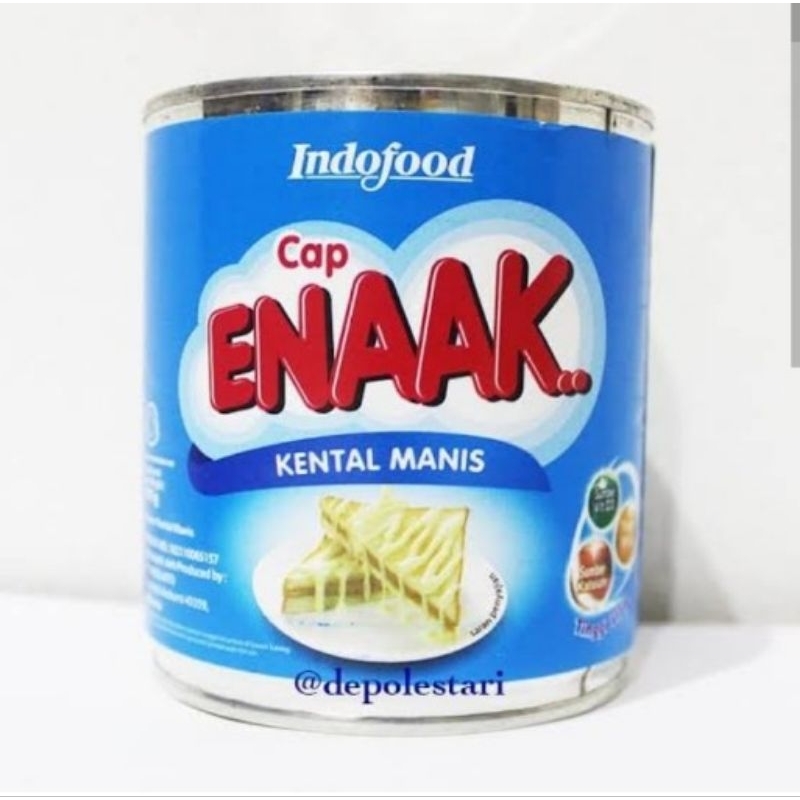 

Susu enak kaleng putih 370g