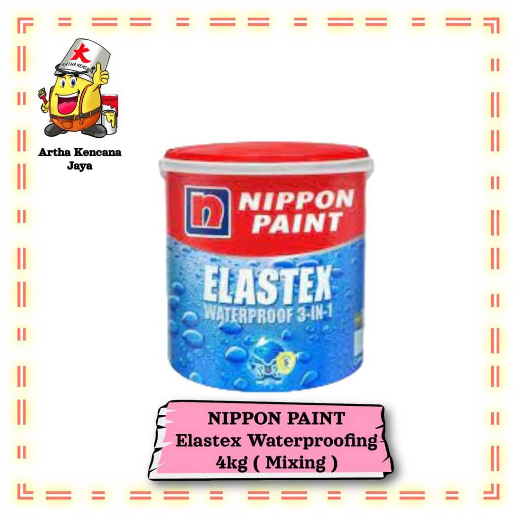 NIPPON PAINT ELASTEX WATERPROOFING 4KG ( MIXING )