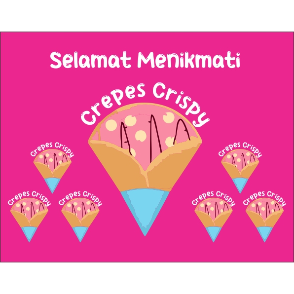 

Bungkus makanan krepes crepes bisa satuan