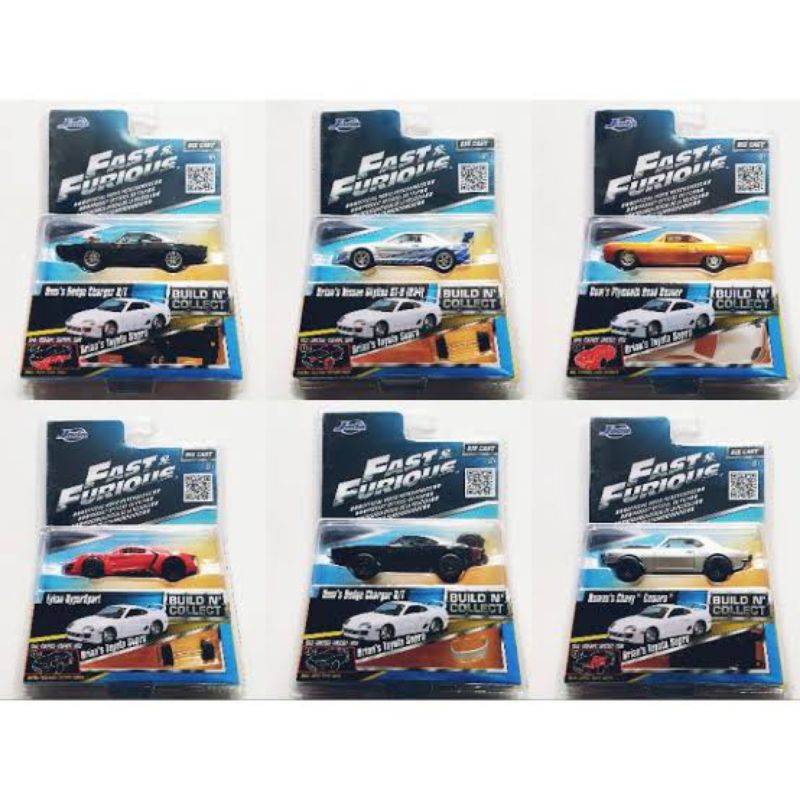 JADA DIECAST FAST & FURIOUS SET ORIGINAL