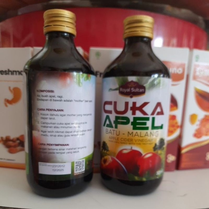 Cuka Apel Batu Malang Apple Cider Vinegar Royal Sultan