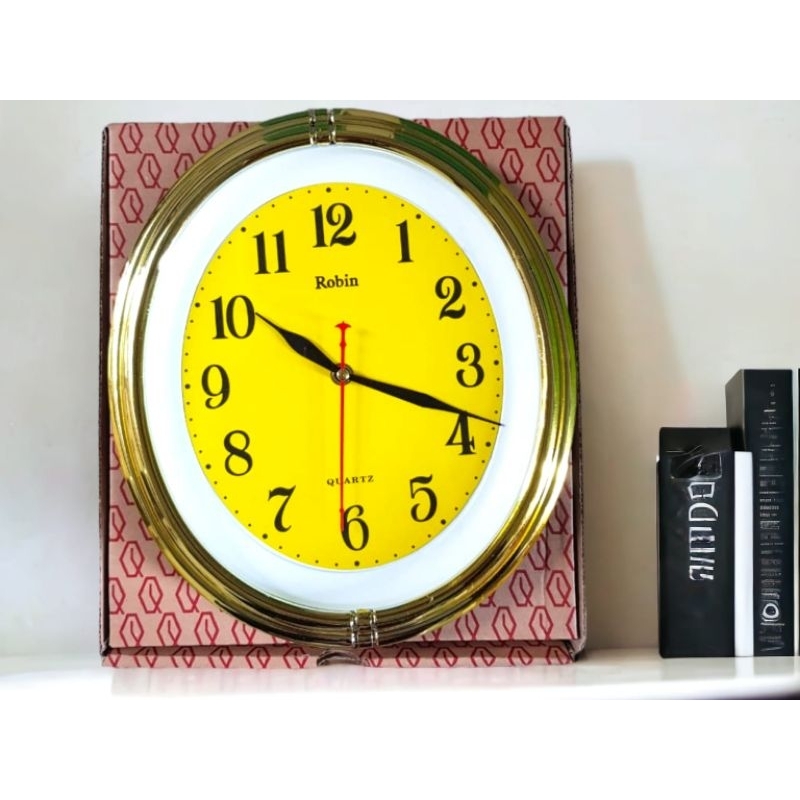 Jam dinding/ Jam robin/ Jam oval
