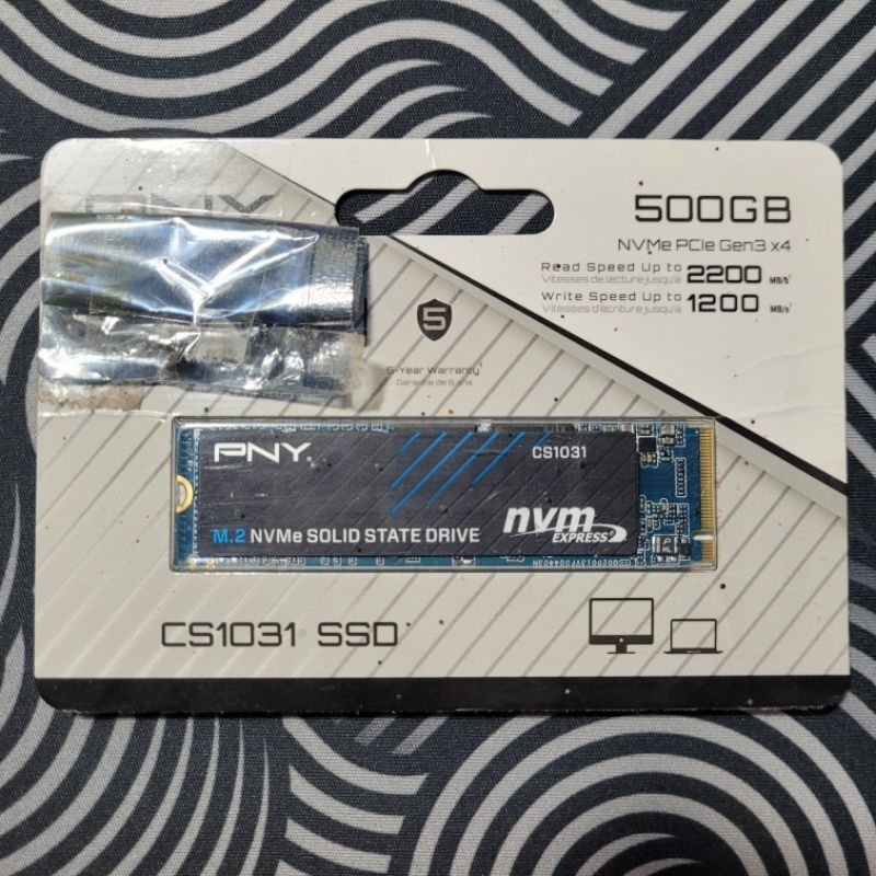 ssd pny cs1031 m.2 nvme 500gb 512gb
