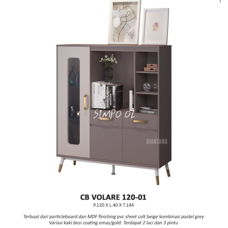 Buffet Volaro 120-01 dari siantano Moderen