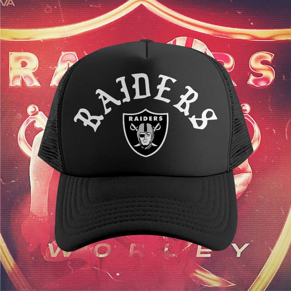 TOPI JARING TRUCKER HAT  NFL OAKLAND RAIDERS