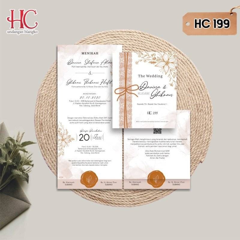 Kertas Blangko Undangan HC 199 Murah